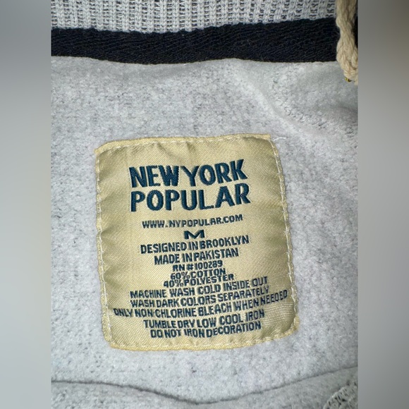 Nashville Crewneck Sweater in Light Gray - Picture 8 of 9